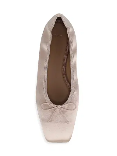 Vince Women's Darla Satin Ballet Flats | Thumbnail 4 Vince Women's Darla Satin Ballet Flats | Thumbnail 4