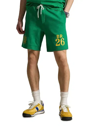 Polo Ralph Lauren Men's Brazil Double-Knit Tech Shorts - Cruise Green - Size XL | Thumbnail 3