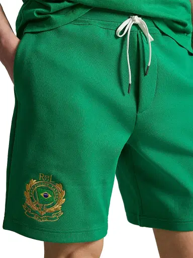 Polo Ralph Lauren Men's Brazil Double-Knit Tech Shorts - Cruise Green - Size XL | Thumbnail 5