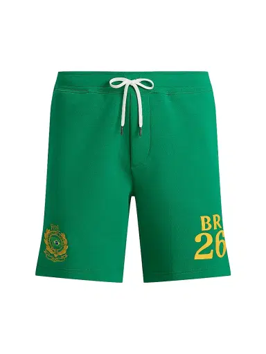 Polo Ralph Lauren Men's Brazil Double-Knit Tech Shorts - Cruise Green - Size XL | Thumbnail 1
