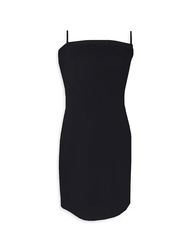 Un Deux Trois Girl's Stretch Crepe Fitted Dress - Black