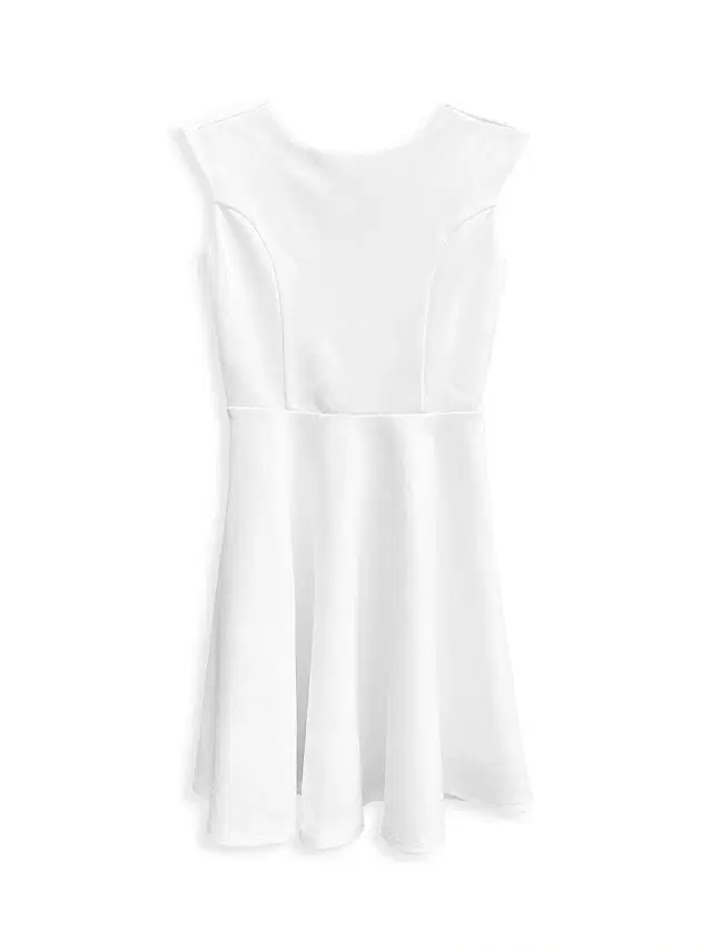 Un Deux Trois Girl's Textured Cap Sleeve Dress -