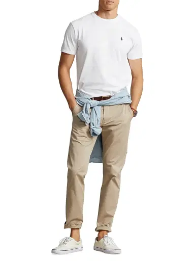 Polo Ralph Lauren Men's Jersey Crewneck Classic-Fit T-Shirt - White - Size XXL | Thumbnail 2