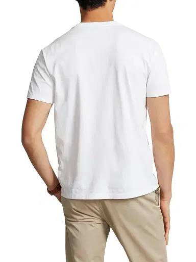 Polo Ralph Lauren Men's Jersey Crewneck Classic-Fit T-Shirt - White - Size XXL | Thumbnail 4