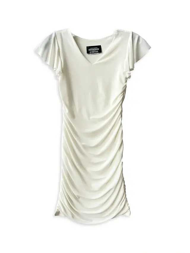 Un Deux Trois Girl's Fitted Ruched Dress -