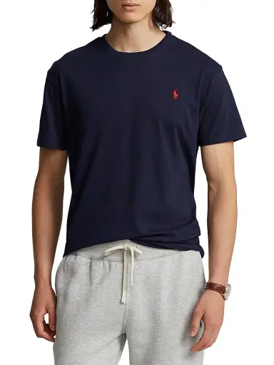 Polo Ralph Lauren Men's Jersey Crewneck Classic-Fit T-Shirt - Ink - Size XXL | Thumbnail 3