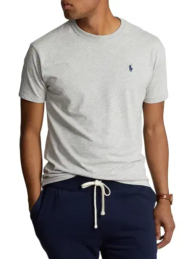 Polo Ralph Lauren Men's Jersey Crewneck Classic-Fit T-Shirt - Taylor Heather - Size XXL | Thumbnail 3