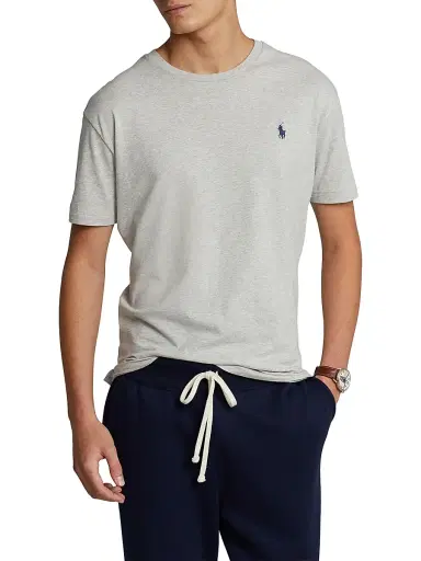 Polo Ralph Lauren Men's Jersey Crewneck Classic-Fit T-Shirt - Taylor Heather - Size XXL | Thumbnail 5