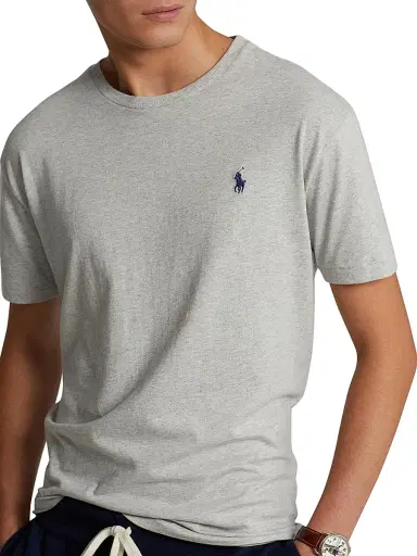 Polo Ralph Lauren Men's Jersey Crewneck Classic-Fit T-Shirt - Taylor Heather - Size XXL | Thumbnail 7