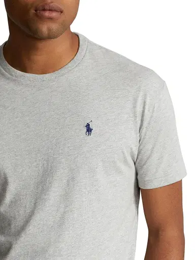 Polo Ralph Lauren Men's Jersey Crewneck Classic-Fit T-Shirt - Taylor Heather - Size XXL | Thumbnail 8