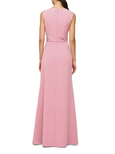 Kay Unger Women's Illiana Sleeveless Gown - Pink Mauve | Thumbnail 4