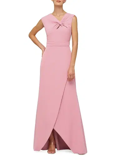 Kay Unger Women's Illiana Sleeveless Gown - Pink Mauve | Thumbnail 6