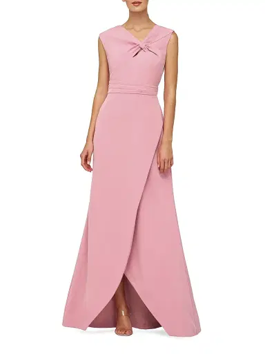 Kay Unger Women's Illiana Sleeveless Gown - Pink Mauve | Thumbnail 1