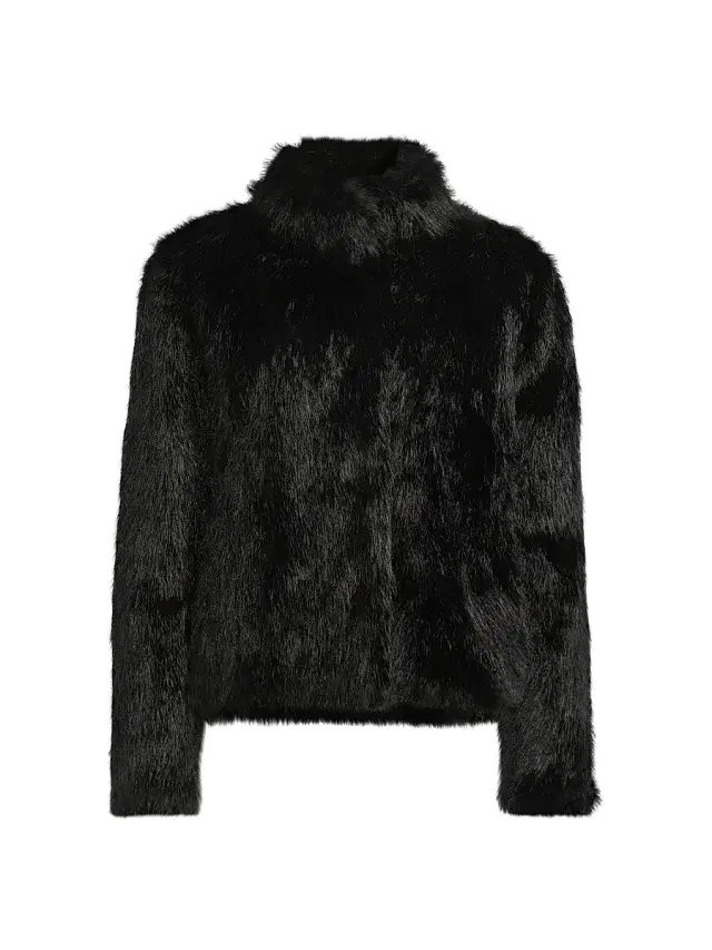 Et Ochs Women's Eugene Faux Fur Jacket - Black