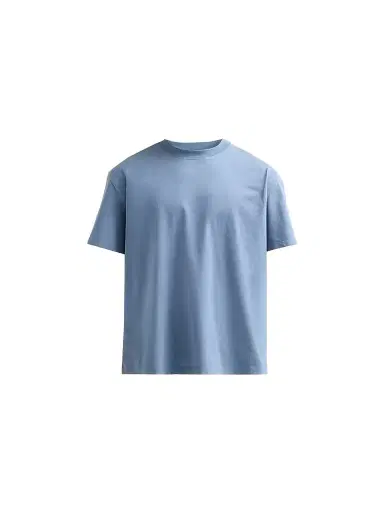 Nahmias Men's Daydreaming Logo-Appliqué Cotton Boxy T-Shirt - Steel Blue | Thumbnail 1