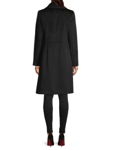Sofia Cashmere Women's Wool-Blend Coat - Black - Size 8 | Thumbnail 5 Sofia Cashmere Women's Wool-Blend Coat - Black - Size 8 | Thumbnail 5