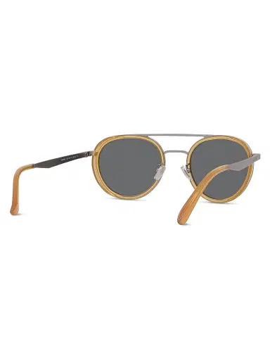 Vuarnet Men's Lifestyle 52MM Round Sunglasses - Shiny Light Brown | Thumbnail 6 Vuarnet Men's Lifestyle 52MM Round Sunglasses - Shiny Light Brown | Thumbnail 6