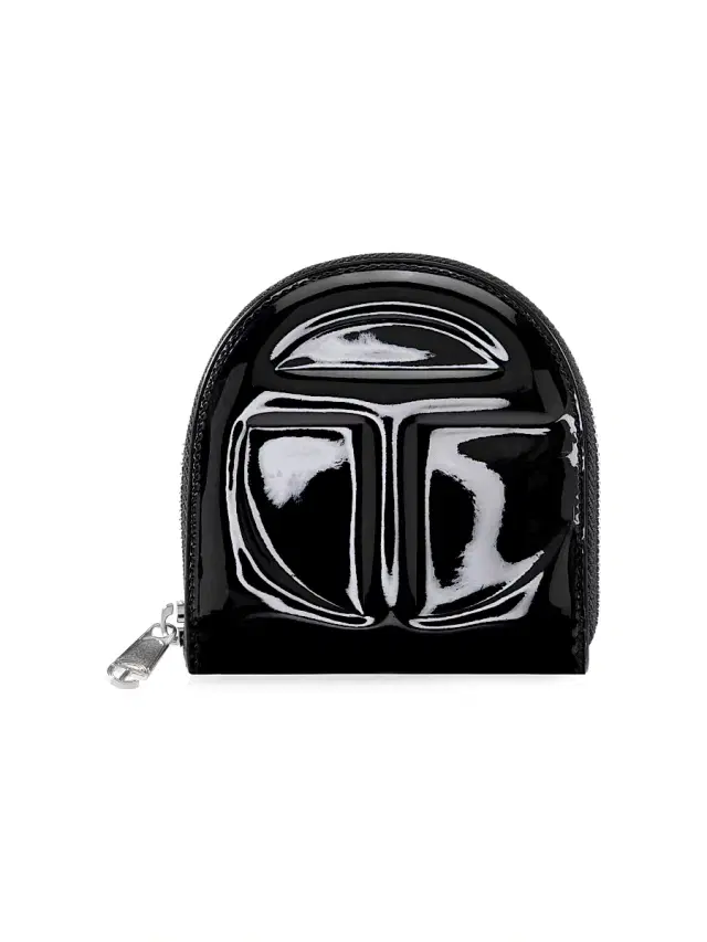 Men's Metallic Wallet - Black Patent
