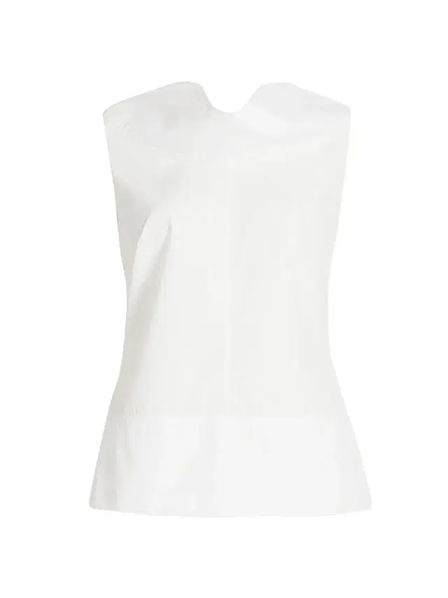 Brandon Maxwell Women's The Bowie Draped Collar Top - White