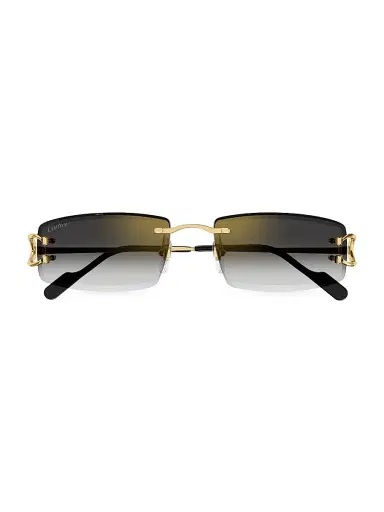 Cartier Men's C Decor 56MM Rectangular Sunglasses | Thumbnail 2 Cartier Men's C Decor 56MM Rectangular Sunglasses | Thumbnail 2