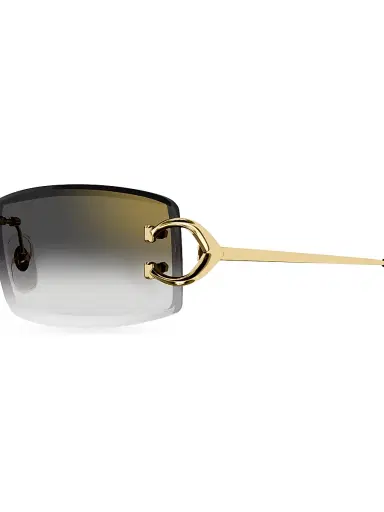 Cartier Men's C Decor 56MM Rectangular Sunglasses | Thumbnail 4 Cartier Men's C Decor 56MM Rectangular Sunglasses | Thumbnail 4