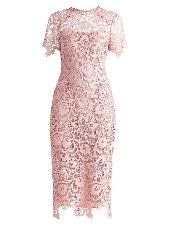 Shoshanna Women's Kiriya Lace Sheath Dress - Blush