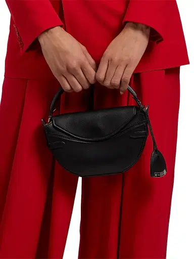 Ralph Lauren Collection Women's Leather Mini Crossbody Bag | Thumbnail 3 Ralph Lauren Collection Women's Leather Mini Crossbody Bag | Thumbnail 3