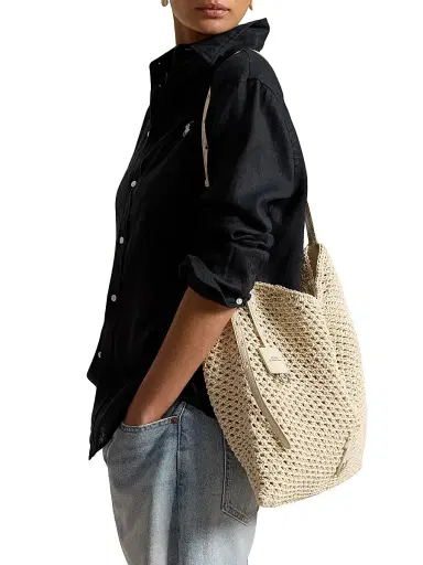 Polo Ralph Lauren Women's Polo Play Waxed Cotton Cord Messenger Bag | Thumbnail 2 Polo Ralph Lauren Women's Polo Play Waxed Cotton Cord Messenger Bag | Thumbnail 2