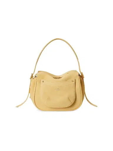 Polo Ralph Lauren Women's Polo ID Mini Suede Satchel | Thumbnail 5 Polo Ralph Lauren Women's Polo ID Mini Suede Satchel | Thumbnail 5