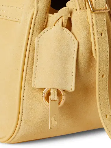 Polo Ralph Lauren Women's Polo ID Mini Suede Satchel | Thumbnail 8 Polo Ralph Lauren Women's Polo ID Mini Suede Satchel | Thumbnail 8