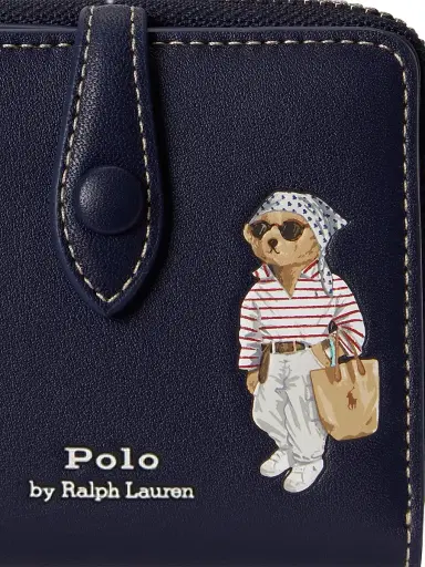 Polo Ralph Lauren Women's Polo Bear Leather Wallet | Thumbnail 5 Polo Ralph Lauren Women's Polo Bear Leather Wallet | Thumbnail 5