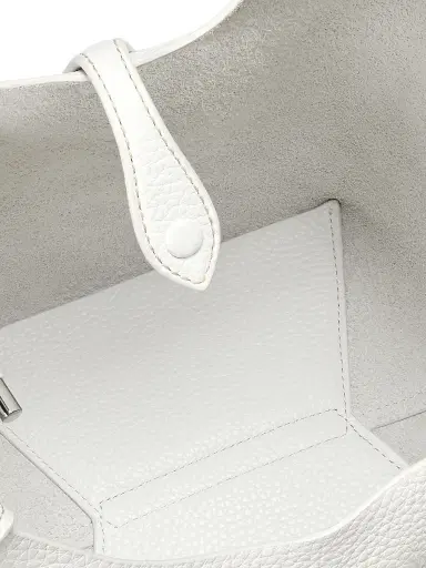Polo Ralph Lauren Women's Polo Play Medium Leather Tote Bag - Paper | Thumbnail 6