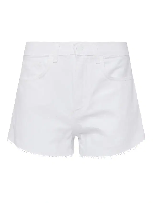 L'AGENCE Women's Beck High-Rise Denim Shorts - Blanc