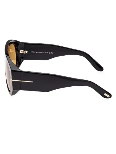 Tom Ford Women's Bronson 60MM Shield Sunglasses | Thumbnail 3