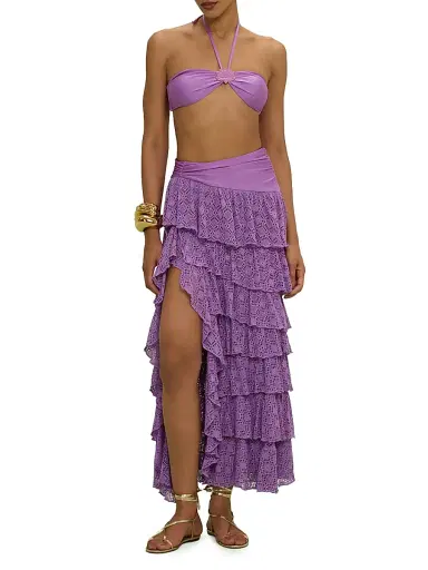 PatBo Women's Martina Ruffle Maxi Cover-Up Skirt | Thumbnail 2 PatBo Women's Martina Ruffle Maxi Cover-Up Skirt | Thumbnail 2
