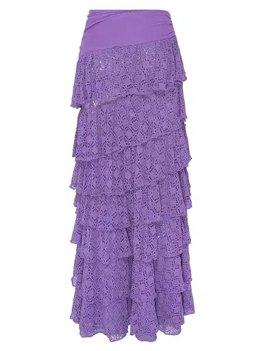 PatBo Women's Martina Ruffle Maxi Cover-Up Skirt | Thumbnail 3 PatBo Women's Martina Ruffle Maxi Cover-Up Skirt | Thumbnail 3