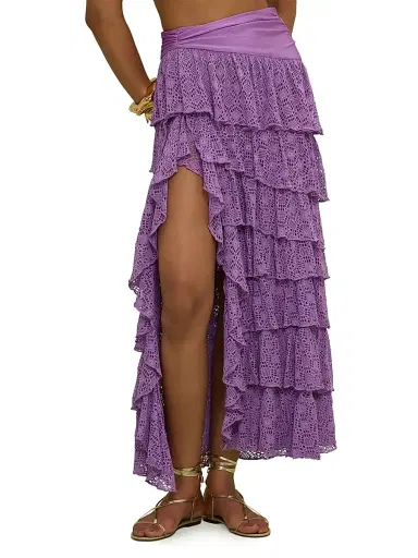 PatBo Women's Martina Ruffle Maxi Cover-Up Skirt | Thumbnail 4 PatBo Women's Martina Ruffle Maxi Cover-Up Skirt | Thumbnail 4