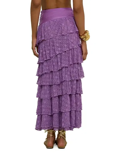 PatBo Women's Martina Ruffle Maxi Cover-Up Skirt | Thumbnail 5 PatBo Women's Martina Ruffle Maxi Cover-Up Skirt | Thumbnail 5