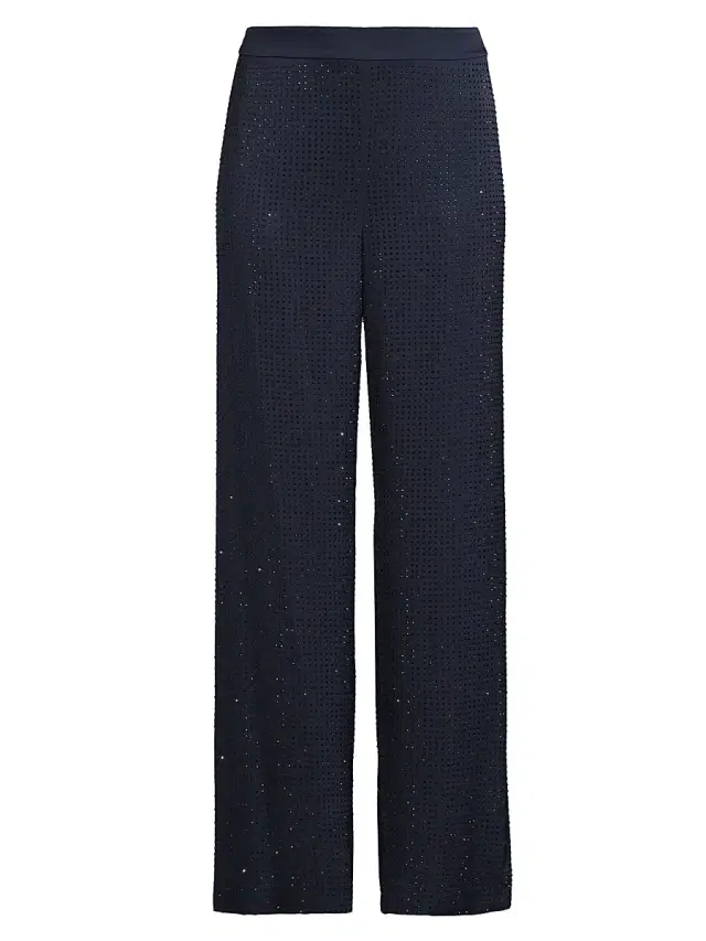 Ungaro Women's Poppi Hotfix Pants - Midnight Blue