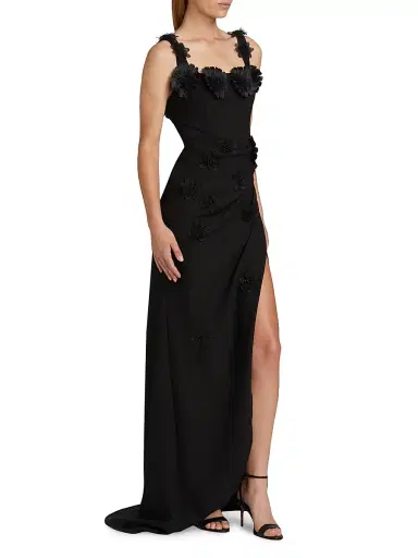 Elliatt Women's Bride & Guest Charlotte Gown - Black | Thumbnail 4 Elliatt Women's Bride & Guest Charlotte Gown - Black | Thumbnail 4