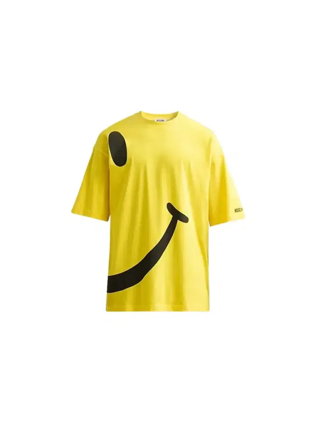 Moschino Men's Smiley Graphic Cotton Jersey T-Shirt - Yellow