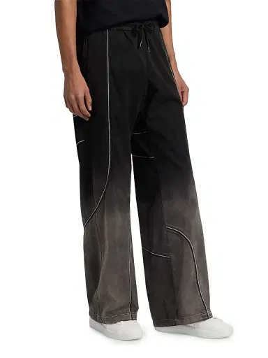 Off-White Men's Offline Cotton Relaxed Track Pants - Black - Size Medium | Thumbnail 4 Off-White Men's Offline Cotton Relaxed Track Pants - Black - Size Medium | Thumbnail 4