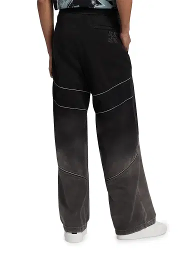 Off-White Men's Offline Cotton Relaxed Track Pants - Black - Size Medium | Thumbnail 5 Off-White Men's Offline Cotton Relaxed Track Pants - Black - Size Medium | Thumbnail 5