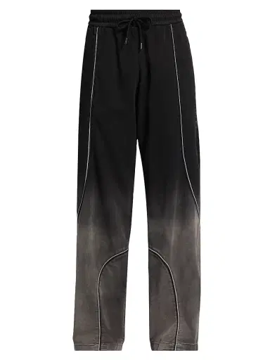 Off-White Men's Offline Cotton Relaxed Track Pants - Black - Size Medium | Thumbnail 1 Off-White Men's Offline Cotton Relaxed Track Pants - Black - Size Medium | Thumbnail 1
