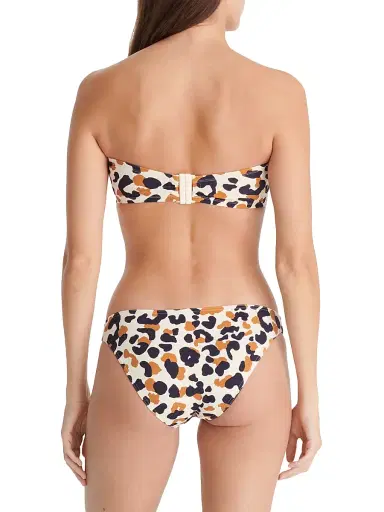 Eres Women's Perle Printed Bandeau Bikini Top - Sable Fin - Size 4 | Thumbnail 4 Eres Women's Perle Printed Bandeau Bikini Top - Sable Fin - Size 4 | Thumbnail 4