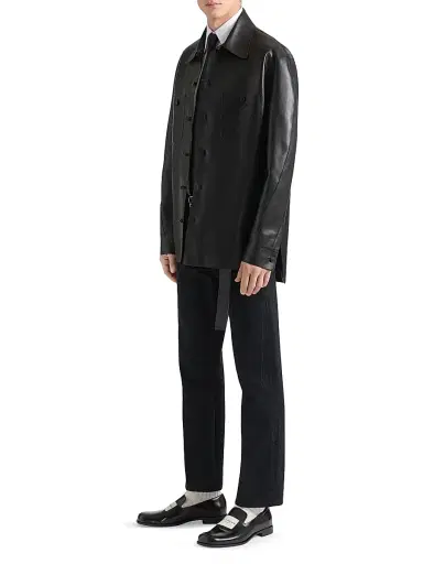 Givenchy Men's Label Loafers in Patent Leather - Black | Thumbnail 6