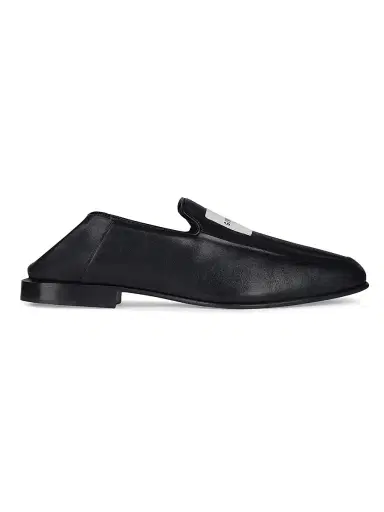 Givenchy Men's Label Loafers in Patent Leather - Black | Thumbnail 1