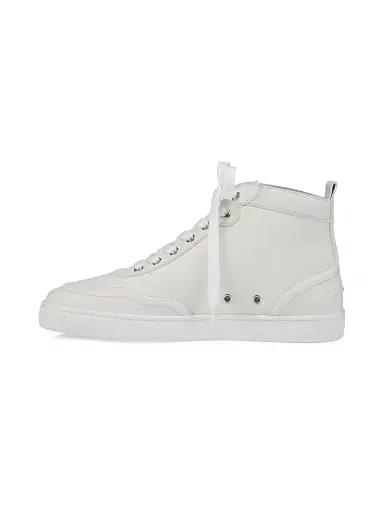 Christian Louboutin Men's Retero High-Top Sneakers - White - Size 13 | Thumbnail 4 Christian Louboutin Men's Retero High-Top Sneakers - White - Size 13 | Thumbnail 4