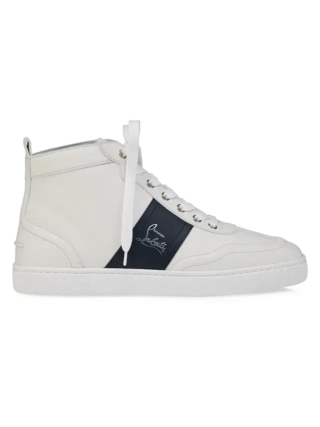 Men's Retero High-Top Sneakers - White