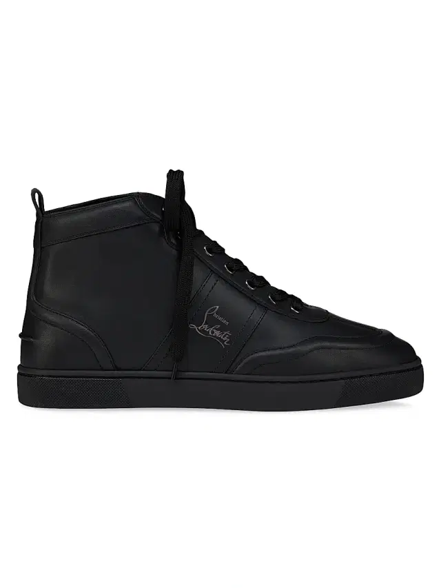 Men's Retero High-Top Sneakers - Black